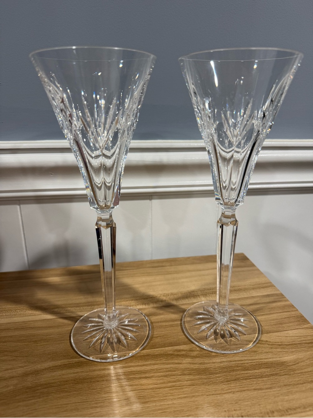 Waterford Crystal Cut Flutes